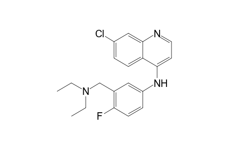 7-Chloranyl-N-[3-(diethylaminomethyl)-4-fluoranyl-phenyl]quinolin-4-amine