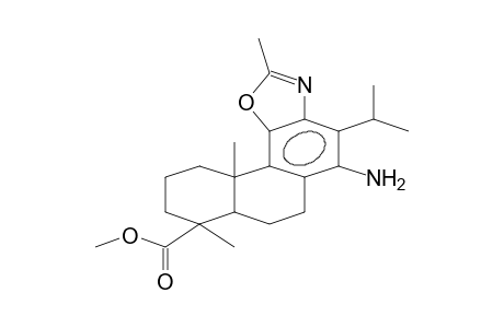 PHENANTHRO[3,4-d]OXAZOLE-8-CARBOXYLIC ACID, 5-AMINO-6,7,7a,8,9,10,11,11a-OCTAHYDRO-2,8,11a-TRIMETHYL-4-(1-METHYLETHYL)- METHYL ESTER,