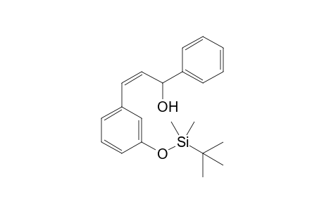 (Z)-3-(3'-tert-Butyldimethylsilyloxyphenyl)-1-phenylprop-2-en-1-ol