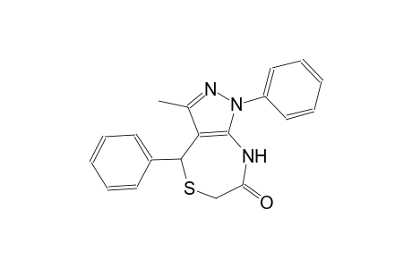 3-methyl-1,4-diphenyl-4,8-dihydro-1H-pyrazolo[3,4-e][1,4]thiazepin-7(6H)-one