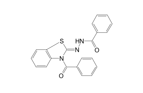 Benzhydrazide, N2-(2,3-dihydro-3-benzoyl-2-benzothiazolylene)-