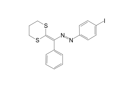 (E)-1-((1,3-Dithian-2-ylidene)(phenyl)methyl)-2-(4-iodophenyl)diazene