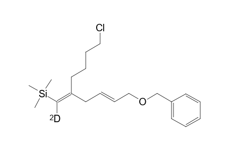 [1-2H(1)]-4-(Benzyloxymethyl)-2-(4-chlorobutyl)-1-(trimethylsilyl)-1,4-pentadiene