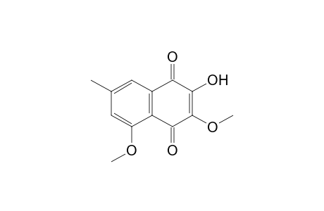 1,4-Naphthalenedione, 2-hydroxy-3,5-dimethoxy-7-methyl-
