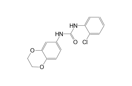 N-(2-chlorophenyl)-N'-(2,3-dihydro-1,4-benzodioxin-6-yl)urea