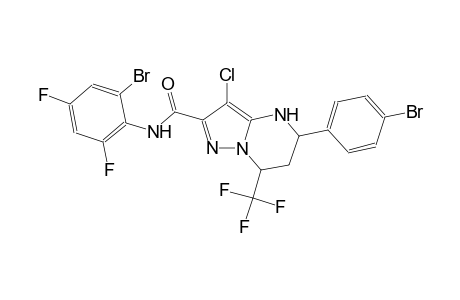 N-(2-bromo-4,6-difluorophenyl)-5-(4-bromophenyl)-3-chloro-7-(trifluoromethyl)-4,5,6,7-tetrahydropyrazolo[1,5-a]pyrimidine-2-carboxamide