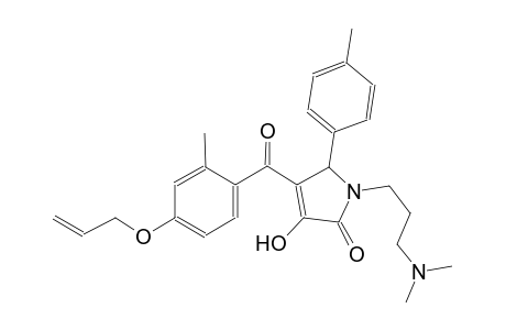 2H-pyrrol-2-one, 1-[3-(dimethylamino)propyl]-1,5-dihydro-3-hydroxy-5-(4-methylphenyl)-4-[2-methyl-4-(2-propenyloxy)benzoyl]-