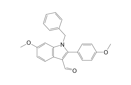 1-Benzyl-6-methoxy-2-(p-methoxyphenyl)indole-3-carbaldehyde