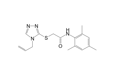 2-[(4-allyl-1,2,4-triazol-3-yl)sulfanyl]-N-(2,4,6-trimethylphenyl)acetamide