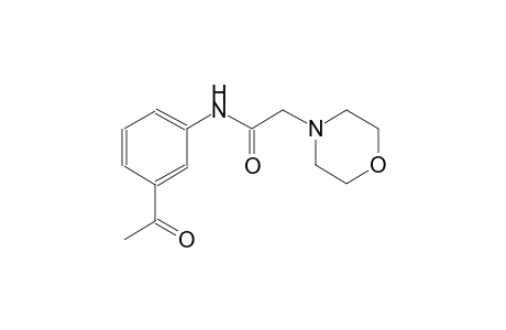 N-(3-acetylphenyl)-2-(4-morpholinyl)acetamide