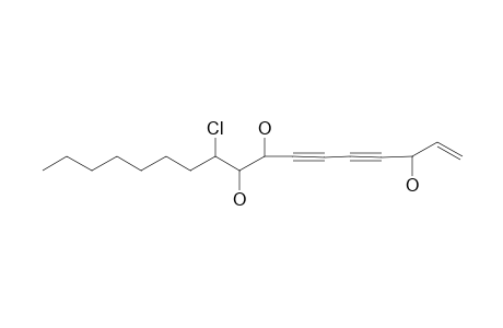 10-CHLORO-1-HEPTADECENE-4,6-DIYNE-3,8,9-TRIOL