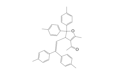 3-Acetyl-2-methyl-4-[2,2-bis(4-methylphenyl)ethenyl]-5,5-bis(4-methylphenyl)-4,5-dihydrofuran