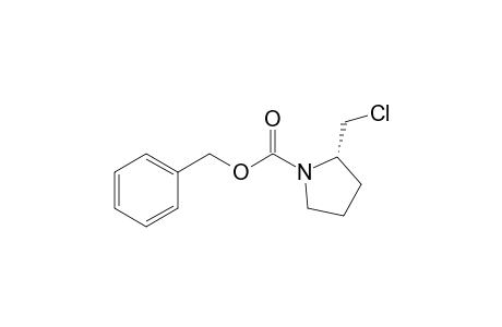 1-Pyrrolidinecarboxylic acid, 2-(chloromethyl)-, phenylmethyl ester, (S)-