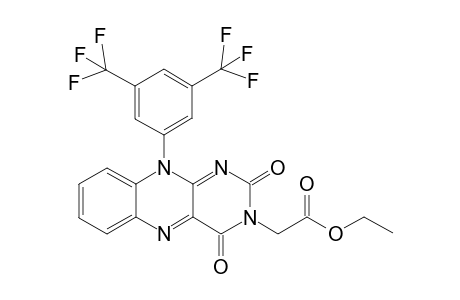 10-[(3',5'-bis(Trifluoromethyl)phenyl]-3-(ethoxycarbonylmethyl)ioalloxazine