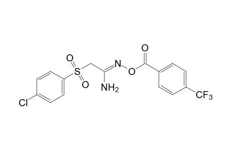 2-[(p-chlorophenyl)sulfonyl]-O-(alpha,alpha,alpha-trifluoro-p-toluoyl)acetamidoxime