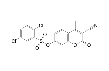 3-Cyano-4-methyl-2-oxo-2H-chromen-7-yl 2,5-dichlorobenzenesulfonate