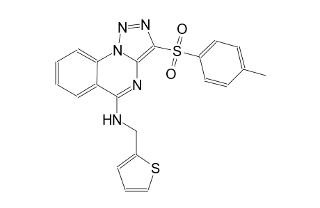 [1,2,3]triazolo[1,5-a]quinazolin-5-amine, 3-[(4-methylphenyl)sulfonyl]-N-(2-thienylmethyl)-
