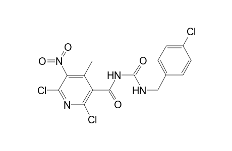 1-(4-Chloro-benzyl)-3-(2,6-dichloro-4-methyl-5-nitro-pyridine-3-carbonyl)-urea