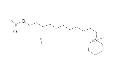 piperidinium, 1-[11-(acetyloxy)undecyl]-1-methyl-, iodide