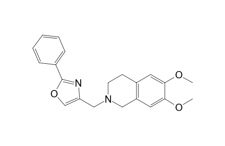 6,7-Dimethoxy-2-(2-phenyl-oxazol-4-ylmethyl)-1,2,3,4-tetrahydro-isoquinoline