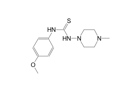 thiourea, N-(4-methoxyphenyl)-N'-(4-methyl-1-piperazinyl)-