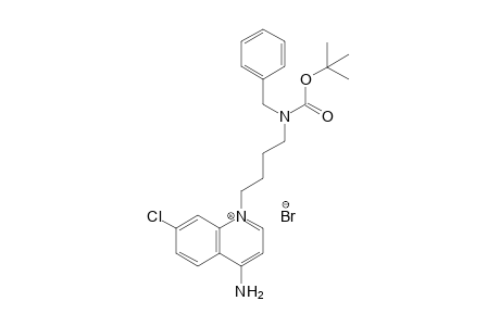 4-Amino-1-(4-(benzyl(tert-butoxycarbonyl)amino)butyl)-7-chloroquinolinium bromide