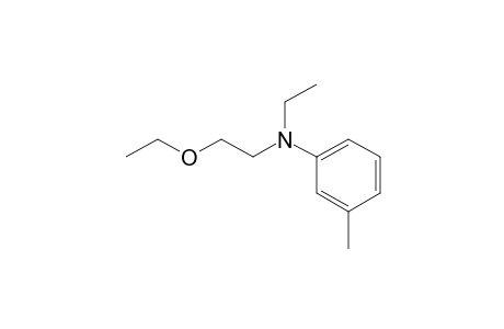 Benzenamine, N-(2-ethoxyethyl)-N-ethyl-3-methyl-