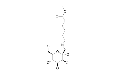 1-[N-[5-(METHOXYCARBONYL)-PENTYL]-AMINO]-1-DEOXY-ALPHA-D-MANNO-HEPT-2-ULO-PYRANOSIDE