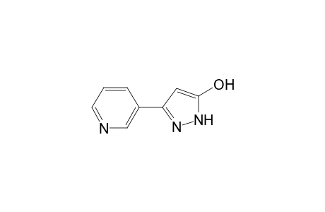 1H-Pyrazol-5-ol, 3-(3-pyridinyl)-