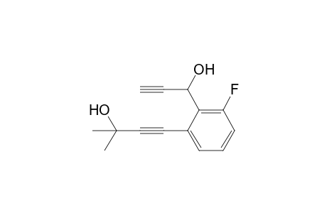 4-(3-fluoro-2-(1-hydroxyprop-2-yn-1-yl)phenyl)-2-methylbut-3-yn-2-ol