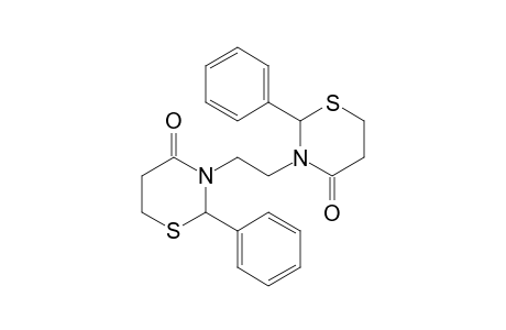 3,3-(Ethane-1,2-diyl)bis(2-pheny-1,3-thiazinan-4-one)