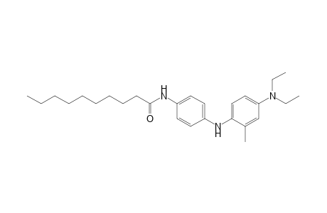 Decanamide, N-[4-[[4-(diethylamino)-2-methylphenyl]amino]phenyl]-