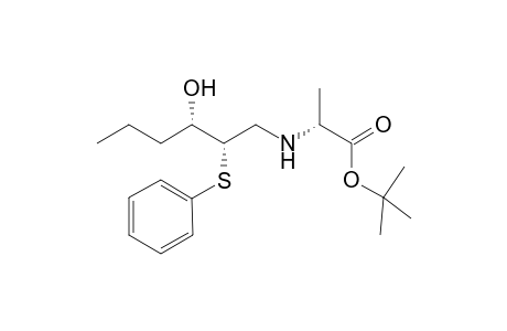 (-)-N-[(2'S,3'S)-2'-Phenyllthio-3'-hydroxyhexyl]-(R)-alanine tert-butyl ester