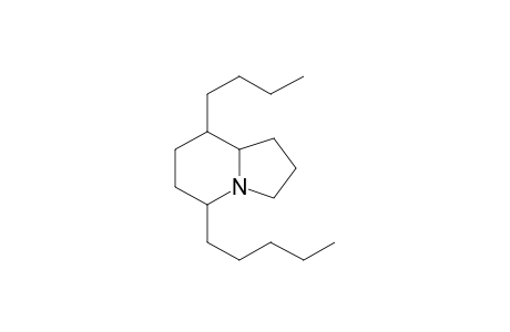 8-Butyl-5-pentyl-indolizidine