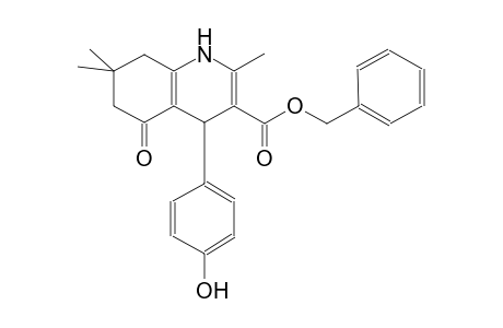 benzyl 4-(4-hydroxyphenyl)-2,7,7-trimethyl-5-oxo-1,4,5,6,7,8-hexahydro-3-quinolinecarboxylate