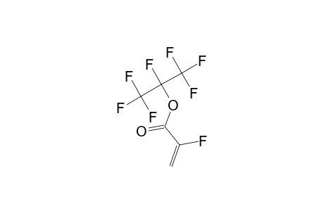 2-fluoroacrylic acid [1,2,2,2-tetrafluoro-1-(trifluoromethyl)ethyl] ester
