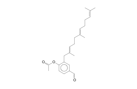 4-Acetoxy-3-(2,6,11-trimethyldodeca-2,6,10-trienyl)benzaldehyde