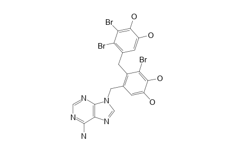9-[3-BROMO-2-(2,3-DIBROMO-4,5-DIHYDROXYBENZYL)-4,5-DIHYDROXYBENZYL]-ADENINE