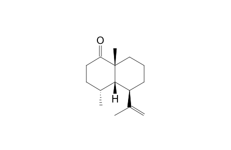 (+)-[1aR,(1.beta.4a.beta.,8.alpha.,8a.beta.)]-Decahydro-1,4a-dimethyl-8-(1-methylethenyl)-4(2H)-naphthalenone