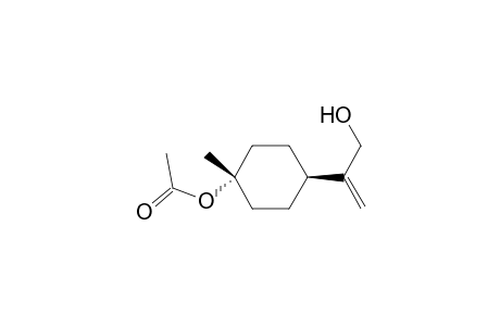 Cyclohexaneethanol, 4-(acetyloxy)-4-methyl-.beta.-methylene-, cis-