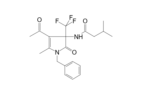 N-[4-acetyl-1-benzyl-5-methyl-2-oxo-3-(trifluoromethyl)-2,3-dihydro-1H-pyrrol-3-yl]-3-methylbutanamide