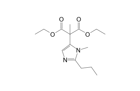 2-Methyl-2-(3-methyl-2-propyl-4-imidazolyl)propanedioic acid diethyl ester