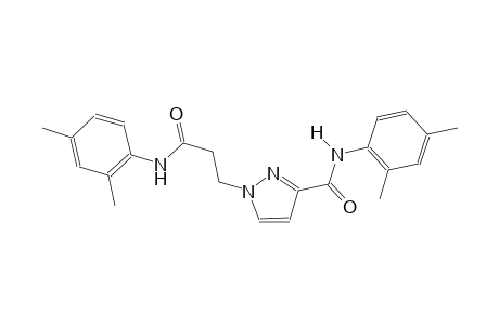 1H-pyrazole-1-propanamide, N-(2,4-dimethylphenyl)-3-[[(2,4-dimethylphenyl)amino]carbonyl]-