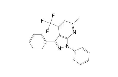 1H-Pyrazolo[3,4-b]pyridine, 4-trifluoromethyl-6-methyl-1,3-diphenyl-