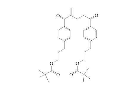 2-Methylene-1,5-bis(4-(3-(2,2-dimethylpropionyloxy)propyl)phenyl)-1,5-dioxopentane