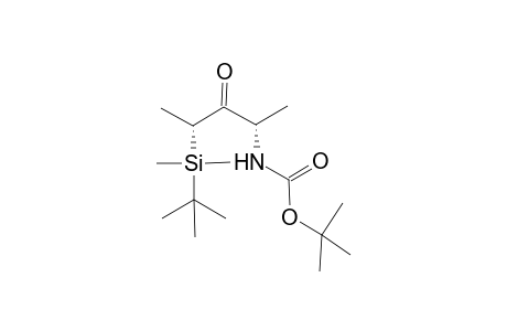 (2S,4R)-2-(tert-Butoxycarbonylamino)-4-(t-butyldimethylsilyl)pentan-3-one