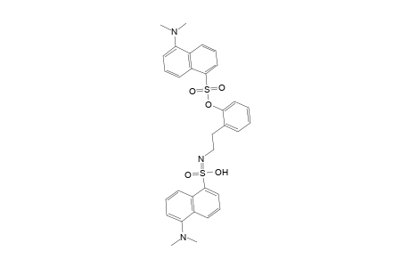 1-Naphthalenesulfonic acid, 5-(dimethylamino)-, 2-[2-[[[5-(dimethylamino)-1-naphthalenyl]sulfonyl]amino]ethyl]phenyl ester