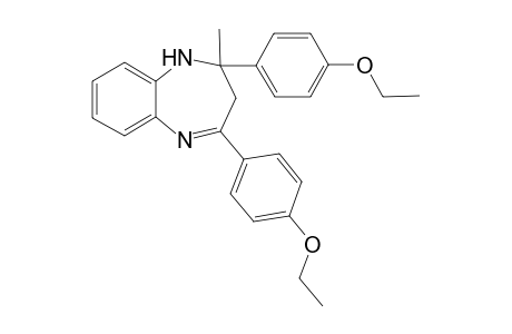 2-Methyl-2,4-bis(4-ethoxyphenyl)-2,3-dihydro-1H-1,5-benzodiazepine