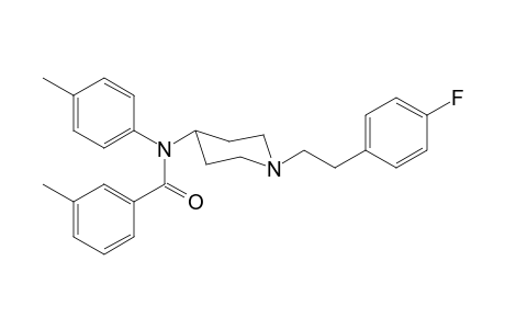 N-(1-[2-(4-Fluorophenyl)ethyl]piperidin-4-yl)-N-4-methylphenyl-3-methylbenzamide