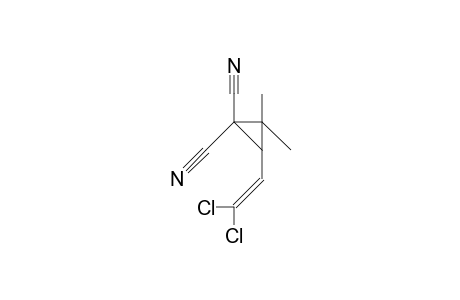 1,1-Dicyano-2,2-dimethyl-3-(2,2-dichloro-vinyl)-cyclopropane